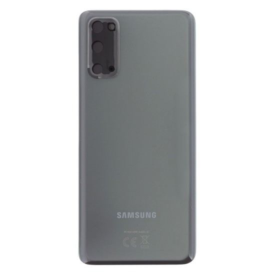 Capac Baterie Spate Original Samsung Galaxy S20 (G980), Gri (Cosmic Gray) (Service Pack) (Bakr, GH82-22068A) by www.silkase.ro