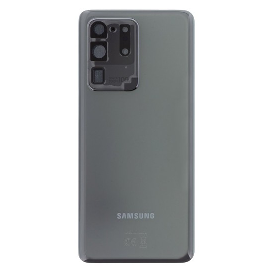 Capac Spate Original Samsung Galaxy S20 Ultra G988, Service Pack, Cosmic Gray Capac Spate Original Samsung Galaxy S20 Ultra G988, Service Pack, Cosmic Gray (Piese Schimb, GH82-22217B) by www.silkase.ro