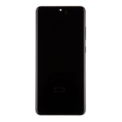 Ansamblu Ecran LCD cu Touch și Ramă Samsung Galaxy S20 Ultra Cosmic Black (Service Pack Original)