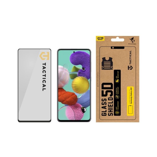 Folie de Sticlă 5D Tactical Glass Shield pentru Samsung Galaxy A51, Neagră Folie de Sticlă 5D Tactical Glass Shield pentru Samsung Galaxy A51, Neagră (Bakr, 2452053) by www.silkase.ro