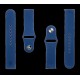 Curea Silicon Tactical (614) pentru Ceas 22mm, Albastru Închis (Bakr, 2452328) by www.silkase.ro