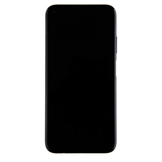 Modul Display LCD cu Touchscreen și Ramă pentru Huawei P40 Lite, Negru (Midnight Black) (Bakr, 2452722) by www.silkase.ro