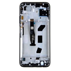 Modul Display LCD cu Touchscreen și Ramă pentru Huawei P40 Lite, Negru (Midnight Black)