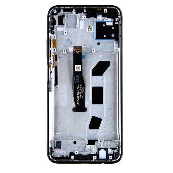 Modul Display LCD cu Touchscreen și Ramă pentru Huawei P40 Lite, Negru (Midnight Black) (Bakr, 2452722) by www.silkase.ro