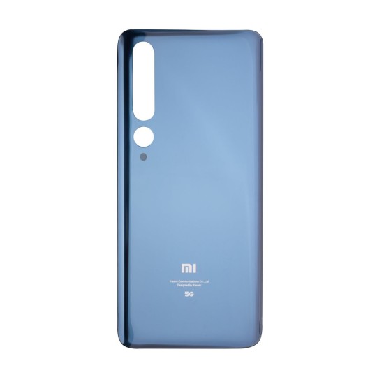 Capac Spate Xiaomi Mi 10, Carcasa Baterie, Twilight Grey (Piese Schimb, 2453013) by www.silkase.ro