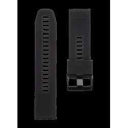 Curea Silicon Tactical (668) QuickFit 26mm pentru Garmin Fenix 5X/6X/7X/8, Neagră