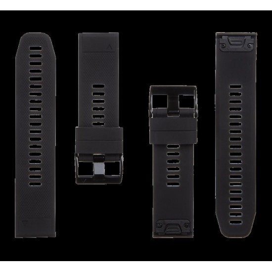 Curea Silicon Tactical (668) QuickFit 26mm pentru Garmin Fenix 5X/6X/7X/8, Neagră Curea Silicon Tactical (668) QuickFit 26mm pentru Garmin Fenix 5X/6X/7X/8, Neagră (Bakr, GM 1810 0 5) by www.silkase.ro