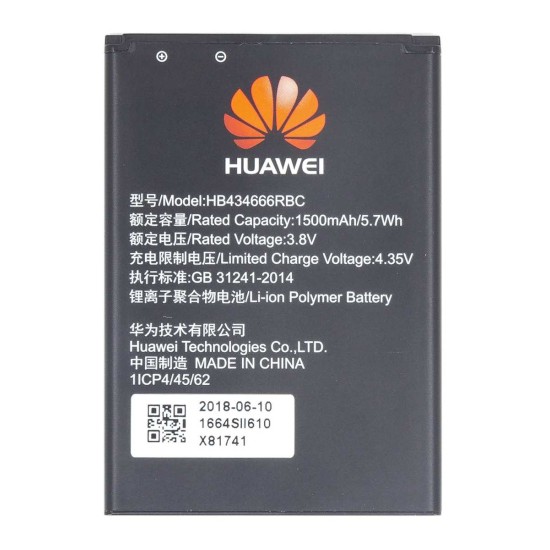Acumulator Huawei HB434666RBC 1500mAh Li-Pol Original Service Pack (Piese Schimb, 24021664) by www.silkase.ro