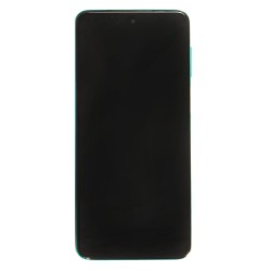 Modul Display LCD cu Touchscreen și Ramă pentru Xiaomi Redmi Note 9 Pro / 9S, Verde (Tropical Green)