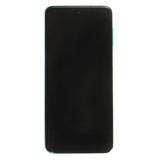 Modul Display LCD cu Touchscreen și Ramă pentru Xiaomi Redmi Note 9 Pro / 9S, Verde (Tropical Green) (Bakr, 2453774) by www.silkase.ro