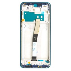 Ecran Complet LCD cu Touchscreen și Ramă pentru Xiaomi Redmi Note 9 Pro / 9S / 9 Pro Max, Aurora Blue