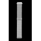 Curea Magnetică Tactical (699) Inox (Milanese Loop) pentru Ceas 22mm, Argintie (Bakr, 2453966) by www.silkase.ro