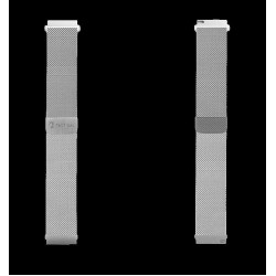 Curea Magnetică Tactical (699) Inox (Milanese Loop) pentru Ceas 22mm, Argintie