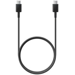 Cablu de Date Original Samsung (EP-DN980BBE) USB-C la USB-C, 1m, Negru (Bulk)