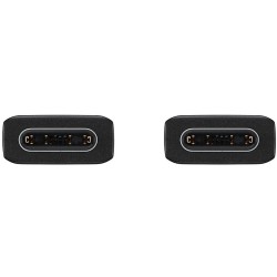 Cablu de Date Original Samsung (EP-DN980BBE) USB-C la USB-C, 1m, Negru (Bulk)