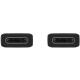 Cablu de Date Original Samsung (EP-DN980BBE) USB-C la USB-C, 1m, Negru (Bulk) (Bakr, 2453996) by www.silkase.ro