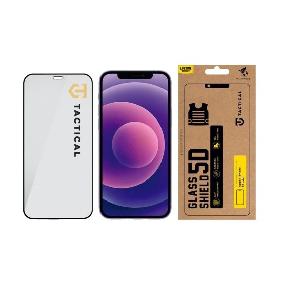 Folie de Sticlă 5D Tactical Glass Shield pentru Apple iPhone 12 mini, Neagră Folie de Sticlă 5D Tactical Glass Shield pentru Apple iPhone 12 mini, Neagră (Bakr, 2454060) by www.silkase.ro