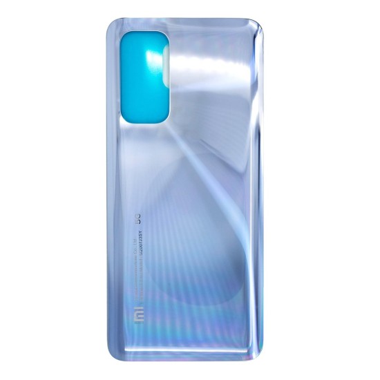 Capac Spate Xiaomi Mi 10T Lunar Silver - Geam Baterie Premium (Mi 10T 5G, 2454571) by www.silkase.ro