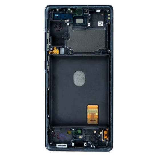 Ansamblu Display LCD cu Touchscreen și Ramă Samsung Galaxy S20 FE (G780 4G), Cloud Navy, Service Pack Original (Bakr, GH82-24220A) by www.silkase.ro