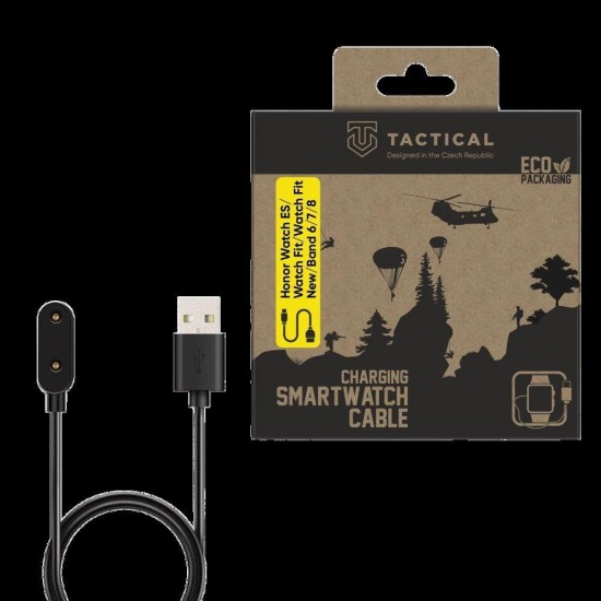 Cablu de Încărcare USB Tactical pentru Honor Watch ES / Watch Fit / Band 6/7/8/9/10 (Bakr, 2454785) by www.silkase.ro