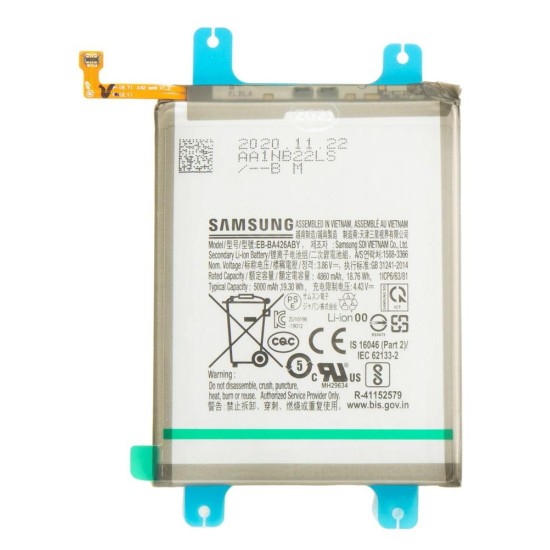 Acumulator Baterie Originală Samsung Galaxy A42 5G (EB-BA426ABY), 5000mAh (Service Pack) Acumulator Baterie Originală Samsung Galaxy A42 5G (EB-BA426ABY), 5000mAh (Service Pack) (Bakr, GH82-25123A) by www.silkase.ro