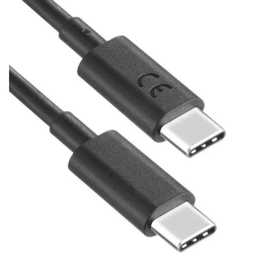 Cablu de Date Motorola SC18C37157 USB-C la USB-C, 50W, 1m, Black (Service Pack) (Gaming și Gamepads, SC18C37157) by www.silkase.ro