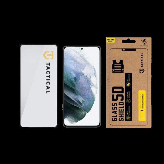 Folie de Sticlă 5D Tactical Glass Shield pentru Samsung Galaxy S21, Neagră Folie de Sticlă 5D Tactical Glass Shield pentru Samsung Galaxy S21, Neagră (Bakr, 57983101856) by www.silkase.ro