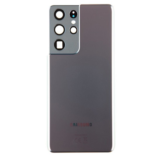 Capac Baterie Spate Original Samsung Galaxy S21 Ultra (G998), Argintiu (Phantom Silver) (Service Pack) Capac Baterie Spate Original Samsung Galaxy S21 Ultra (G998), Argintiu (Phantom Silver) (Service Pack) (Bakr, GH82-24499B) by www.silkase.ro