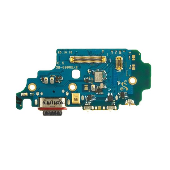 Modul Placă de Bază cu Conector Încărcare Samsung Galaxy S21 Ultra (G998) (Service Pack) (Bakr, GH96-14064A) by www.silkase.ro