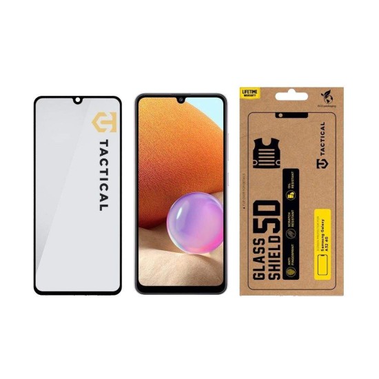 Folie de Sticlă 5D Tactical Glass Shield pentru Samsung Galaxy A32 4G, Neagră Folie de Sticlă 5D Tactical Glass Shield pentru Samsung Galaxy A32 4G, Neagră (Bakr, 57983103323) by www.silkase.ro