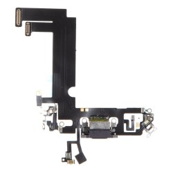 Mufă Încărcare și Flex Cable Compatibil cu iPhone 12 mini, Black - Calitate Premium