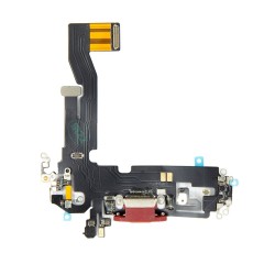Cablu Flex cu Conector Încărcare și Port Alimentare pentru iPhone 12 / 12 Pro, Culoare Roșu Cablu Flex cu Conector Încărcare și Port Alimentare pentru iPhone 12 / 12 Pro, Culoare Roșu