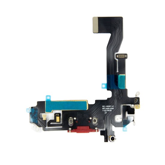 Cablu Flex cu Conector Încărcare și Port Alimentare pentru iPhone 12 / 12 Pro, Culoare Roșu Cablu Flex cu Conector Încărcare și Port Alimentare pentru iPhone 12 / 12 Pro, Culoare Roșu (Bakr, 57983103990) by www.silkase.ro