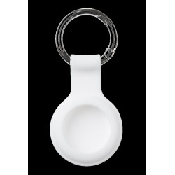 Breloc Silicon Tactical Airtag Beam pentru Apple AirTag, Alb