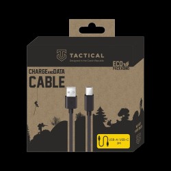 Cablu de Date și Încărcare Tactical Smooth Thread, USB-A la USB-C, 2m, Negru Cablu de Date și Încărcare Tactical Smooth Thread, USB-A la USB-C, 2m, Negru