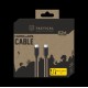 Cablu Tactical Smooth Thread USB-C la USB-C, 1m, Black Cablu Tactical Smooth Thread USB-C la USB-C, 1m, Black (Cabluri Telefon, 57983104155) by www.silkase.ro