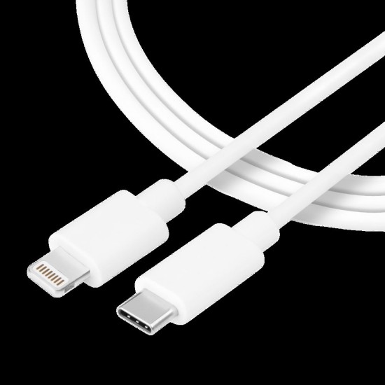 Cablu Tactical Smooth Thread USB-C/Lightning 0.3m Alb Cablu Tactical Smooth Thread USB-C/Lightning 0.3m Alb (Bakr, 57983104160) by www.silkase.ro