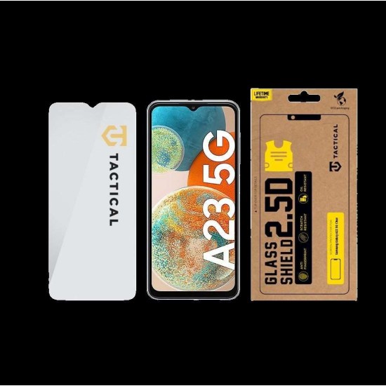 Folie de Sticlă Tactical Glass Shield 2.5D pentru Samsung Galaxy A22 5G, Transparentă (Bakr, 57983104279) by www.silkase.ro