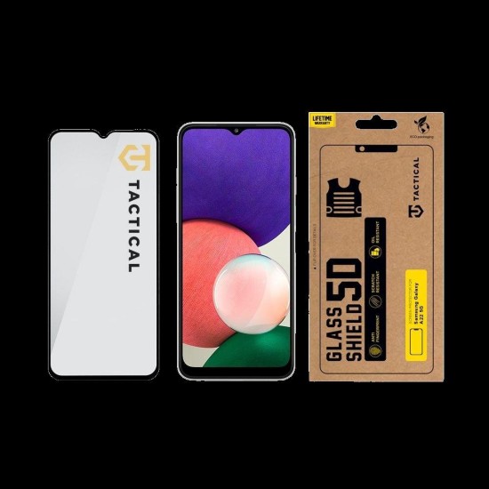 Folie de Sticlă 5D Tactical Glass Shield pentru Samsung Galaxy A22 5G, Neagră Folie de Sticlă 5D Tactical Glass Shield pentru Samsung Galaxy A22 5G, Neagră (Bakr, 57983104280) by www.silkase.ro
