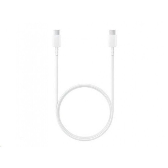 Cablu de Date Original Samsung (EP-DN975BWE) USB-C la USB-C, 5A, 1m, Alb (Bulk) (Bakr, 57983104427) by www.silkase.ro