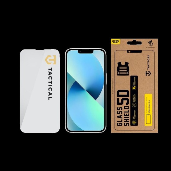 Folie de Sticlă Tactical Glass Shield 2.5D pentru Apple iPhone 13 mini, Transparentă Folie de Sticlă Tactical Glass Shield 2.5D pentru Apple iPhone 13 mini, Transparentă (Bakr, 57983104499) by www.silkase.ro