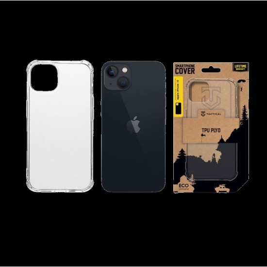 Husa Tactical TPU Plyo pentru Apple iPhone 13, Transparentă (Bakr, 57983104690) by www.silkase.ro