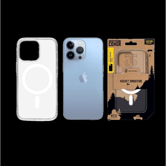 Husa Tactical MagForce (MagSafe) pentru Apple iPhone 13 Pro, Transparentă (Bakr, 57983104739) by www.silkase.ro