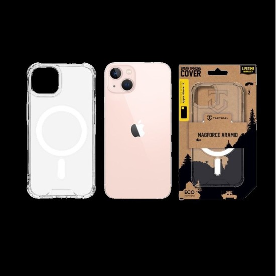 Husa Tactical MagForce Plyo (MagSafe) pentru Apple iPhone 13, Transparentă Husa Tactical MagForce Plyo (MagSafe) pentru Apple iPhone 13, Transparentă (Bakr, 57983104748) by www.silkase.ro