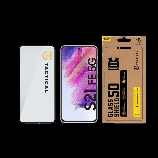 Folie de Sticlă 5D Tactical Glass Shield pentru Samsung Galaxy S21 FE 5G, Neagră Folie de Sticlă 5D Tactical Glass Shield pentru Samsung Galaxy S21 FE 5G, Neagră (Bakr, 57983104904) by www.silkase.ro