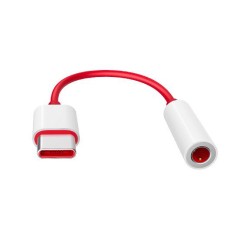 Adaptor Original OnePlus USB-C la Jack 3.5mm, Roșu (Bulk) Adaptor Original OnePlus USB-C la Jack 3.5mm, Roșu (Bulk)