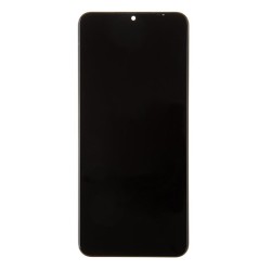 Modul Display LCD cu Touchscreen Original Samsung Galaxy A22 5G (A226), Negru (Service Pack)