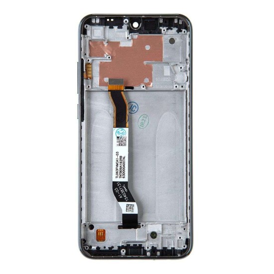 Modul Display LCD cu Touchscreen și Ramă pentru Xiaomi Redmi Note 8T, Negru (Fără Logo) (Bakr, 57983105517) by www.silkase.ro