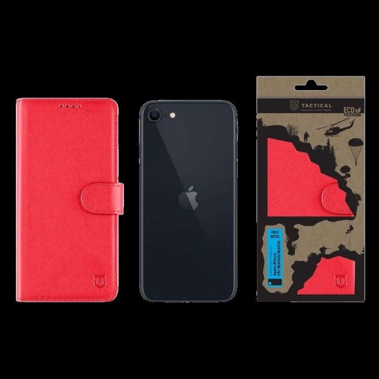 Husa Tactical Field Notes pentru Apple iPhone 7/8/SE (2020/2022), Roșie (Bakr, 57983106168) by www.silkase.ro