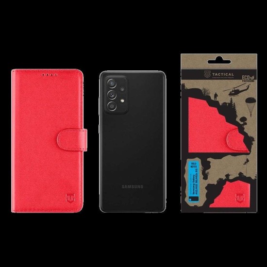 Husa Tactical Field Notes pentru Samsung Galaxy A52 / A52 5G / A52s 5G, Roșie Husa Tactical Field Notes pentru Samsung Galaxy A52 / A52 5G / A52s 5G, Roșie (Bakr, 57983106223) by www.silkase.ro